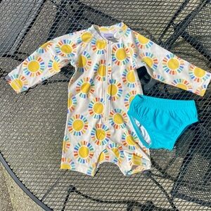 ☀️ rash guard + swim diaper bundle ☀️